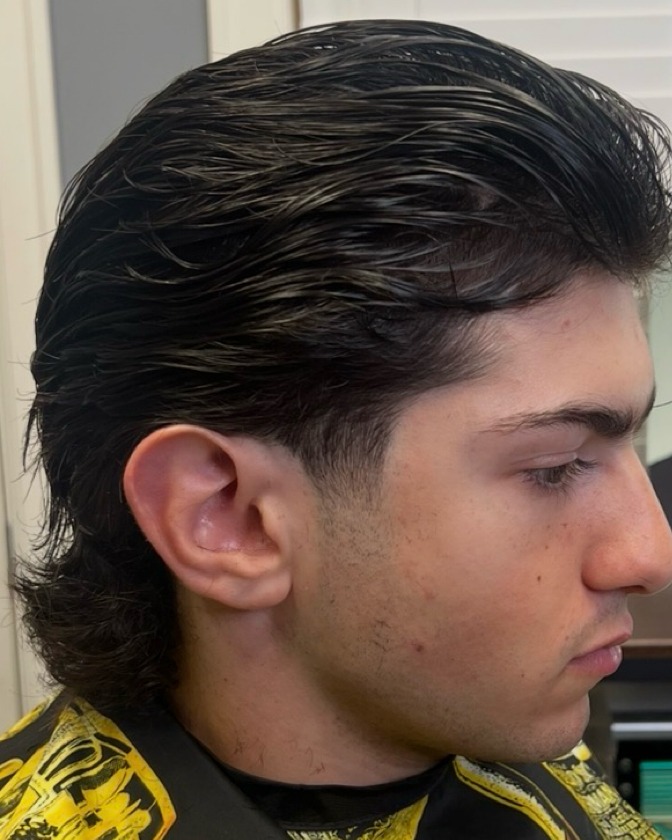 Long flow with tapered sides